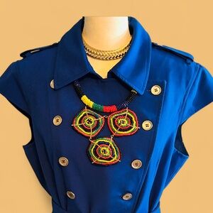 Sassy Jones Colorful Tribal Necklace